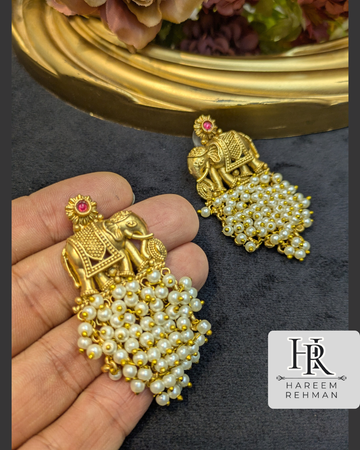 "Rajwaadi Gaj Earrings" (Royal Elephant Earrings)