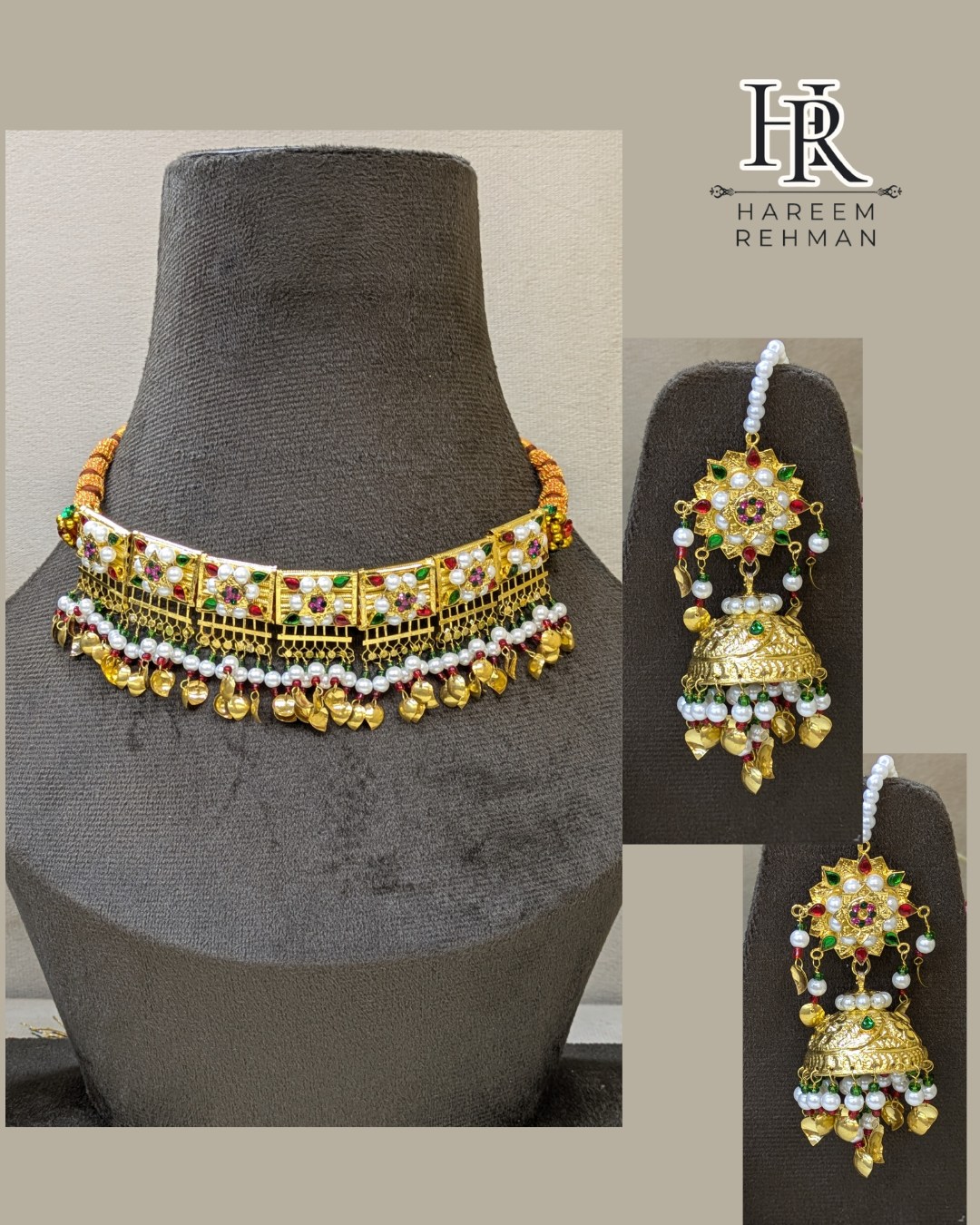 Gulnaar Jhumki Choker Set