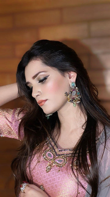 "Meherma Long Drop Earrings"