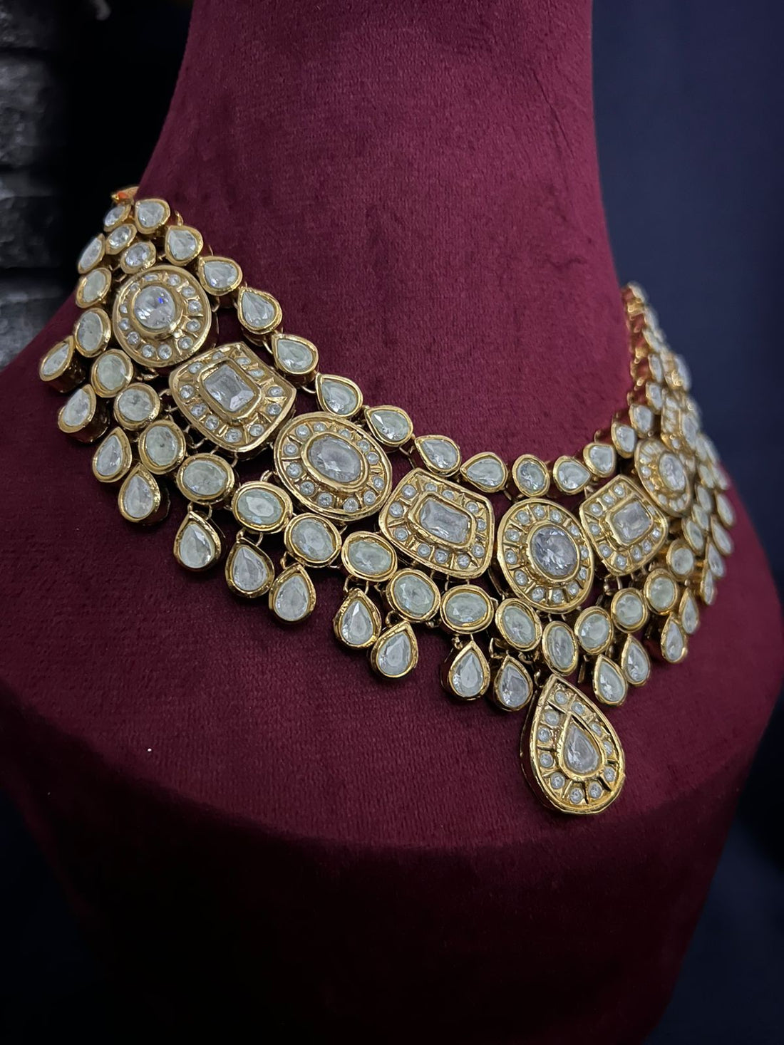 Imperial Polki kundan Necklace Set