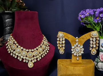 Imperial Polki kundan Necklace Set