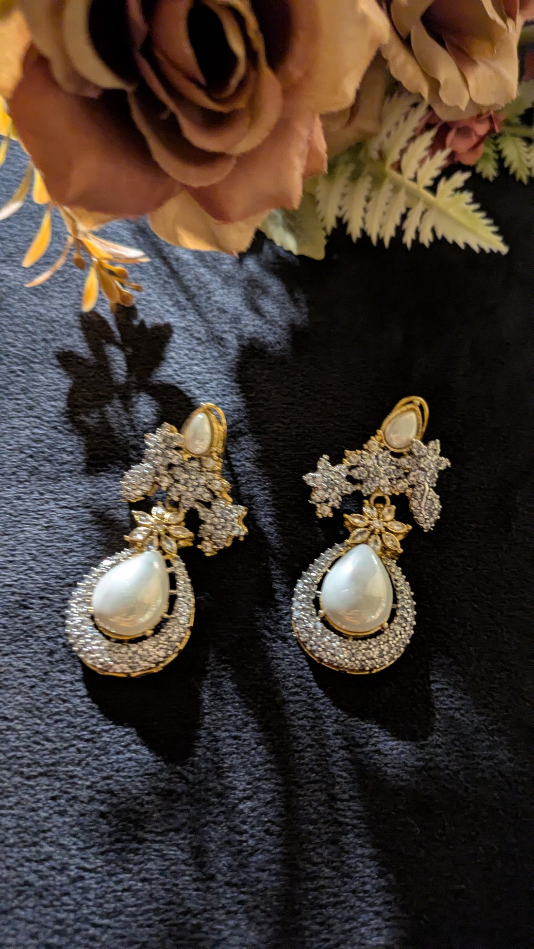 "Chandni Boond Earrings" (Moonlight Drop Earrings)