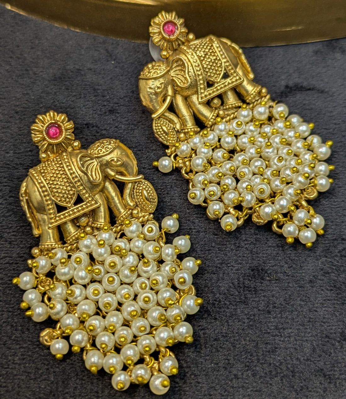 "Rajwaadi Gaj Earrings" (Royal Elephant Earrings)